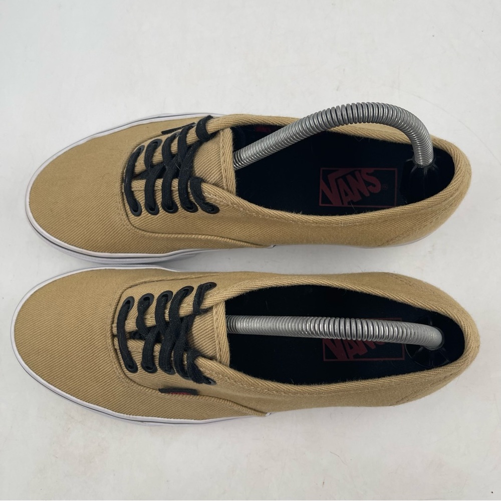 👞Vans Unisex Off the Wall Tan w/ Black Red Lumberjack Interior Shoe - W/10-M/8.5 - Picture 5 of 14